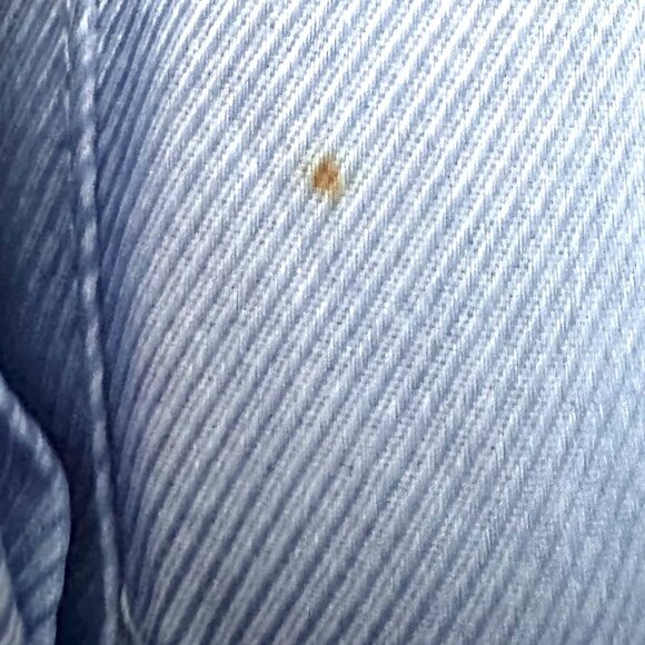 See By Chloe Floral Satin Twill Tie Shirt Dress Blue Parisian US Sz 8 - Picture 13 of 13